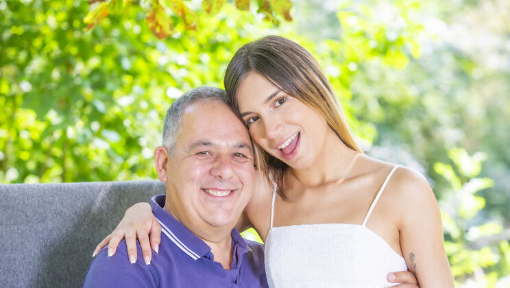 [Oldje] - Natural Tits Blonde Megan Love Gets Cumshot